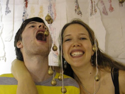 Tibetan Bell Artists Matt Green and Sarah Duyshart, photo by A.Oliver