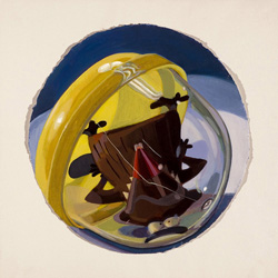 Portrait of an Angry Beaver in a Cracked Capsule, Megan Marlatt