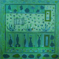 Sally Bowring, Green Garden, 2009, courtesy of Reynolds Gallery