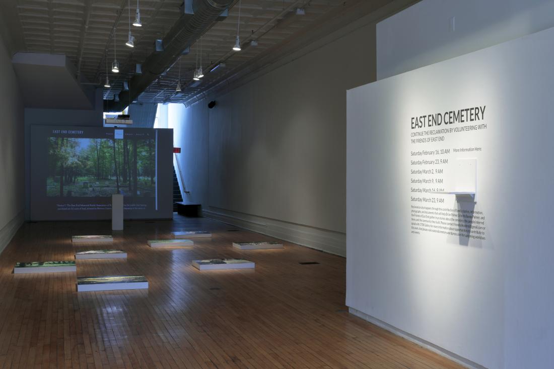 Installation view. The Afterlife of Jim Crow, 2019