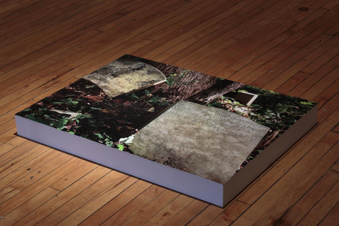 Untitled: East End, 2018. Digital Print on vinyl mounted on wood.