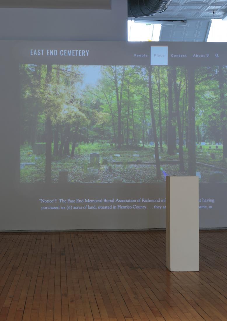 Installation view. The Afterlife of Jim Crow, 2019.