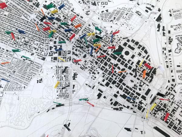 3x3 Summer Sessions: Cultural Mapping Installation Image