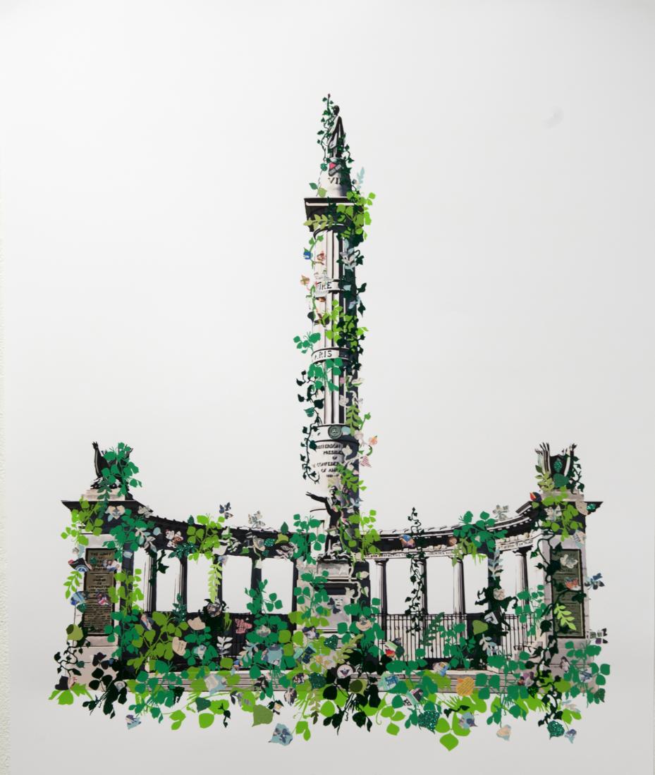 Aaron McIntosh, Invasive: Jefferson Davis, 2018, 30 x 40 inches