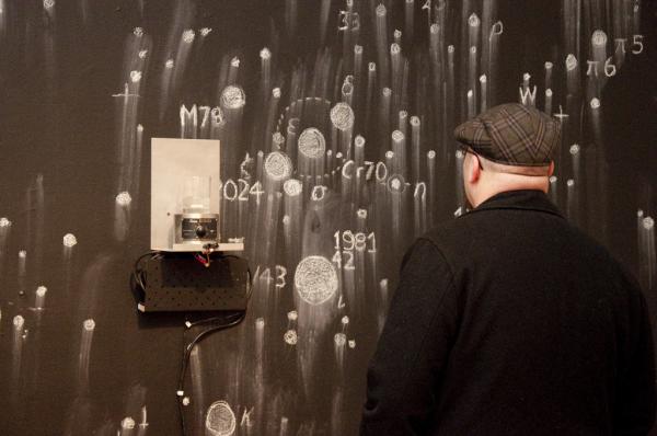 installation view of Chemtrail by Kevin Jones, photo by Kathleen Jones