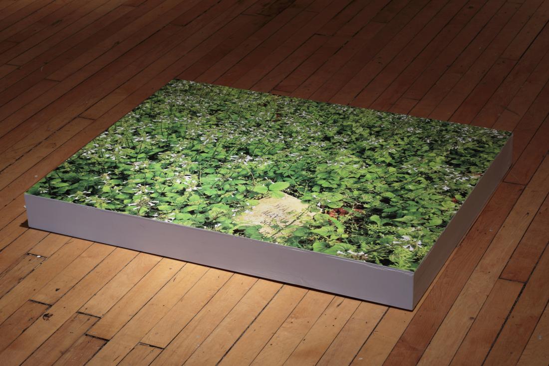 Untitled: East End, 2018. Digital Print on vinyl mounted on wood.