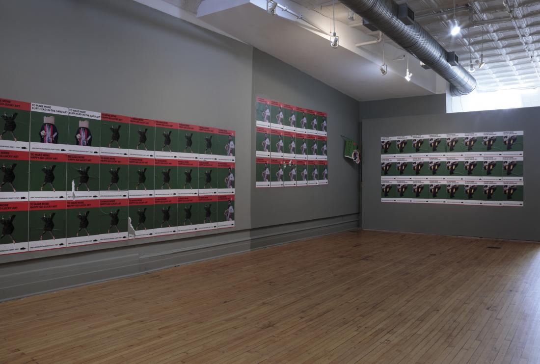 Massa Lemu, He Who Gave Us Teeth Should Give You Art to See: A Patois Bourgeois P.arty Manifesto (installation view), 2018